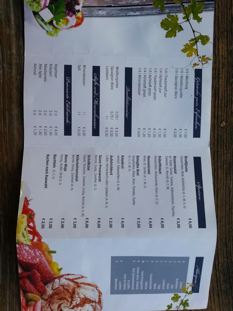 Speisekarte photo 1