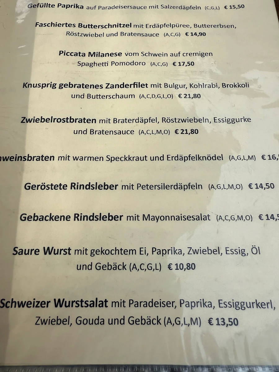 Speisekarte photo 4