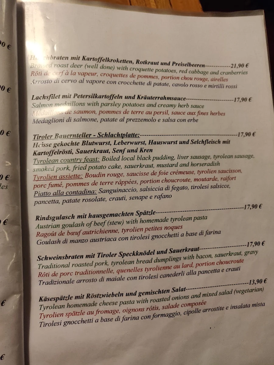 Speisekarte photo 5