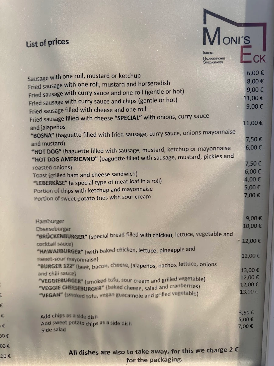 Speisekarte photo 1