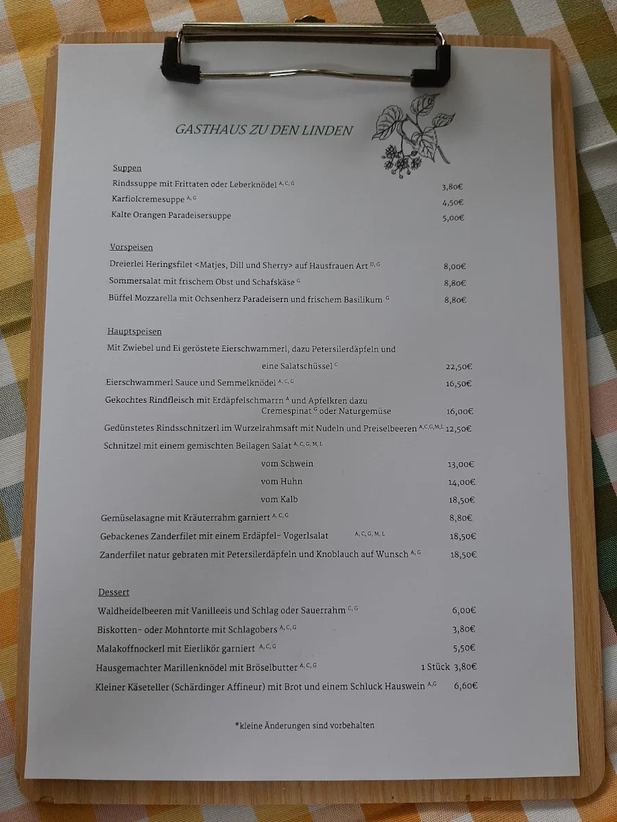 Speisekarte photo 1