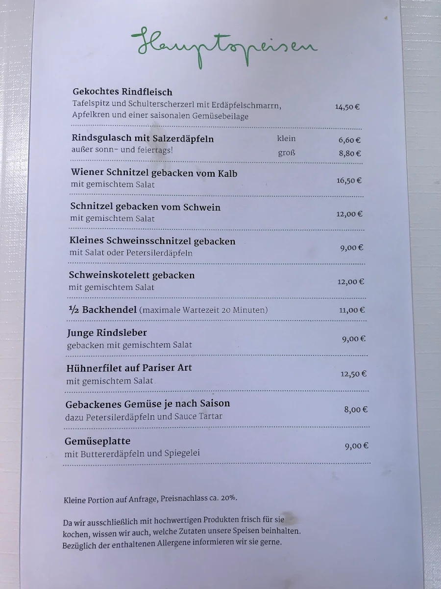 Speisekarte photo 5