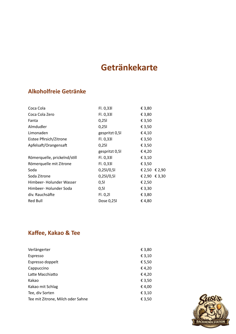 Speisekarte photo 1