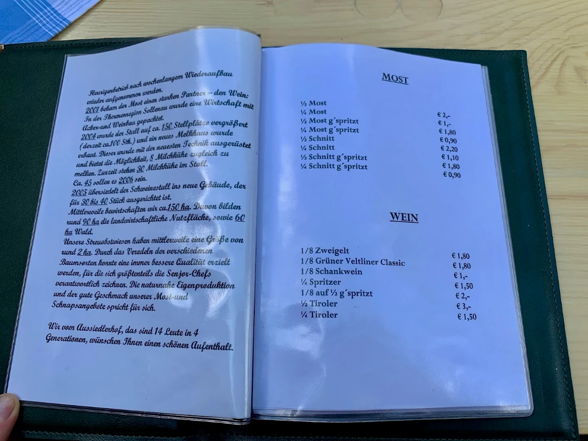 Speisekarte photo 2