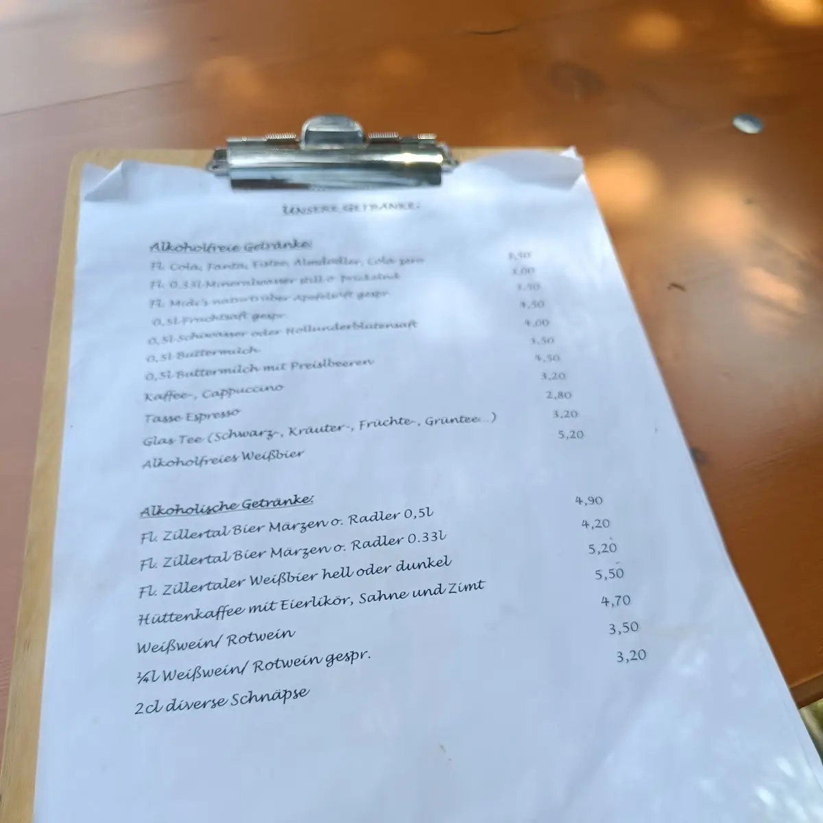 Speisekarte photo 4