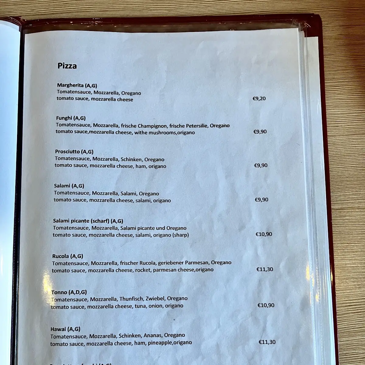 Speisekarte photo 5