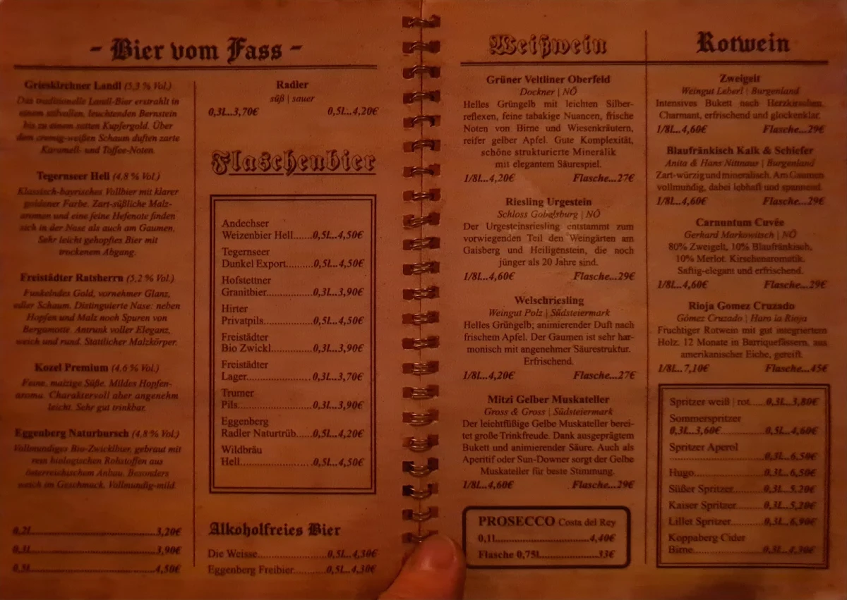 Speisekarte photo 5