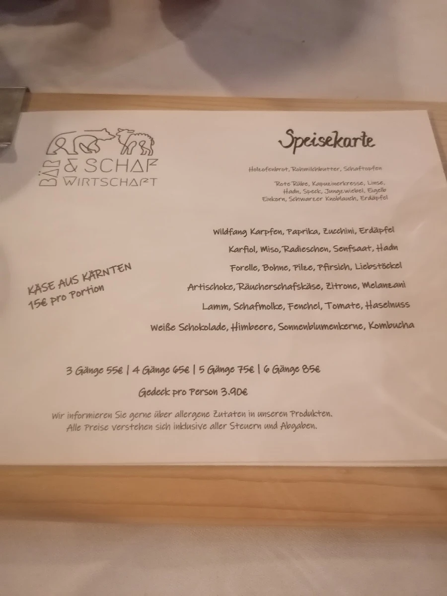 Speisekarte photo 2