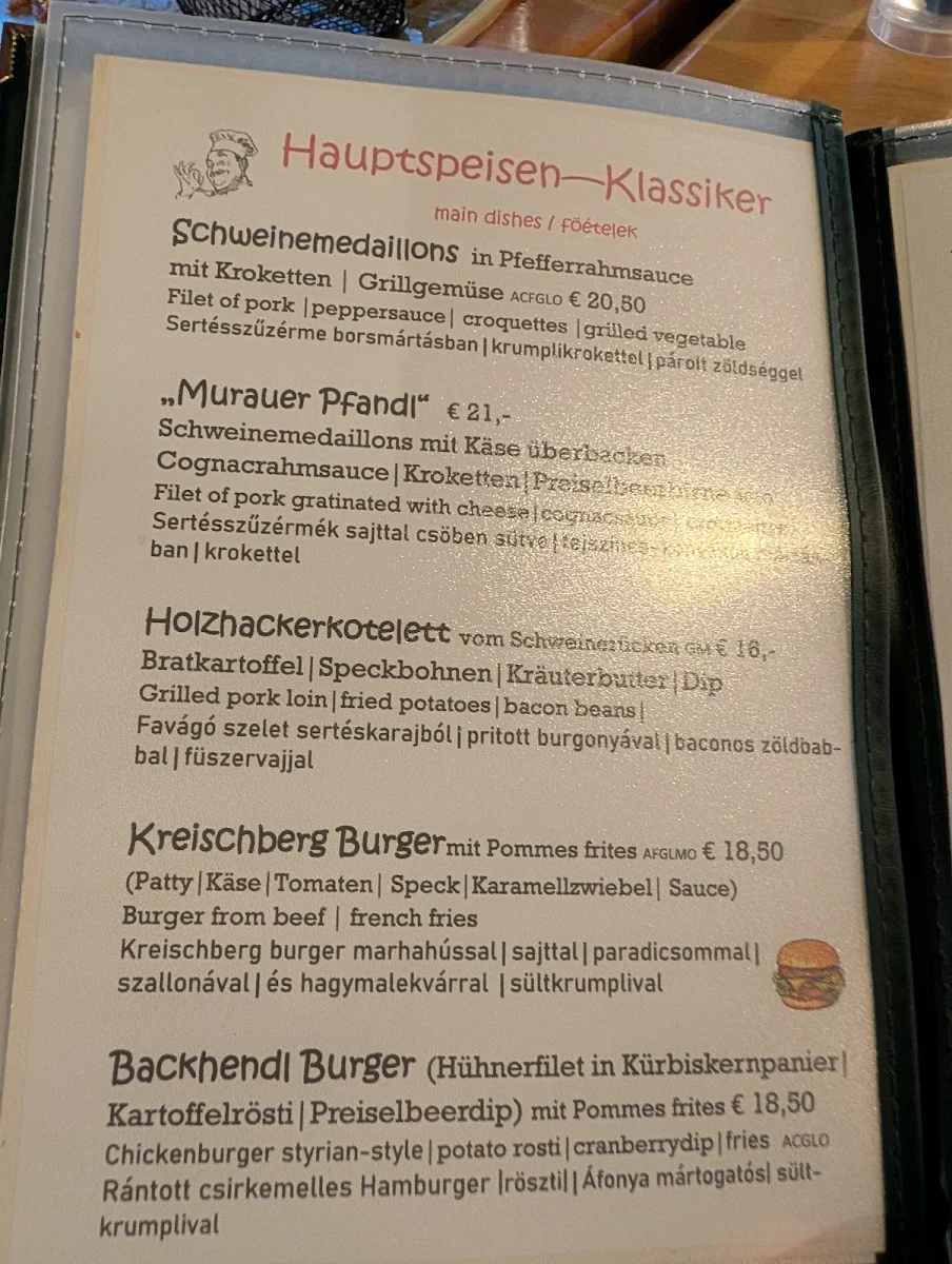 Speisekarte photo 1