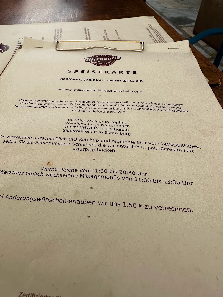 Speisekarte photo 1