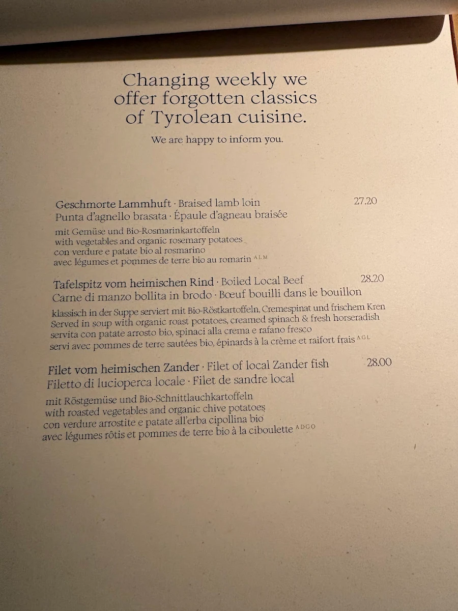Speisekarte photo 1