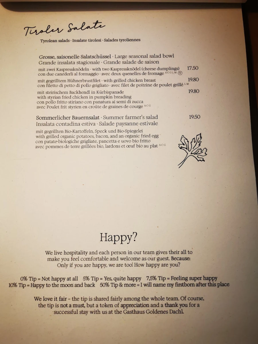 Speisekarte photo 5