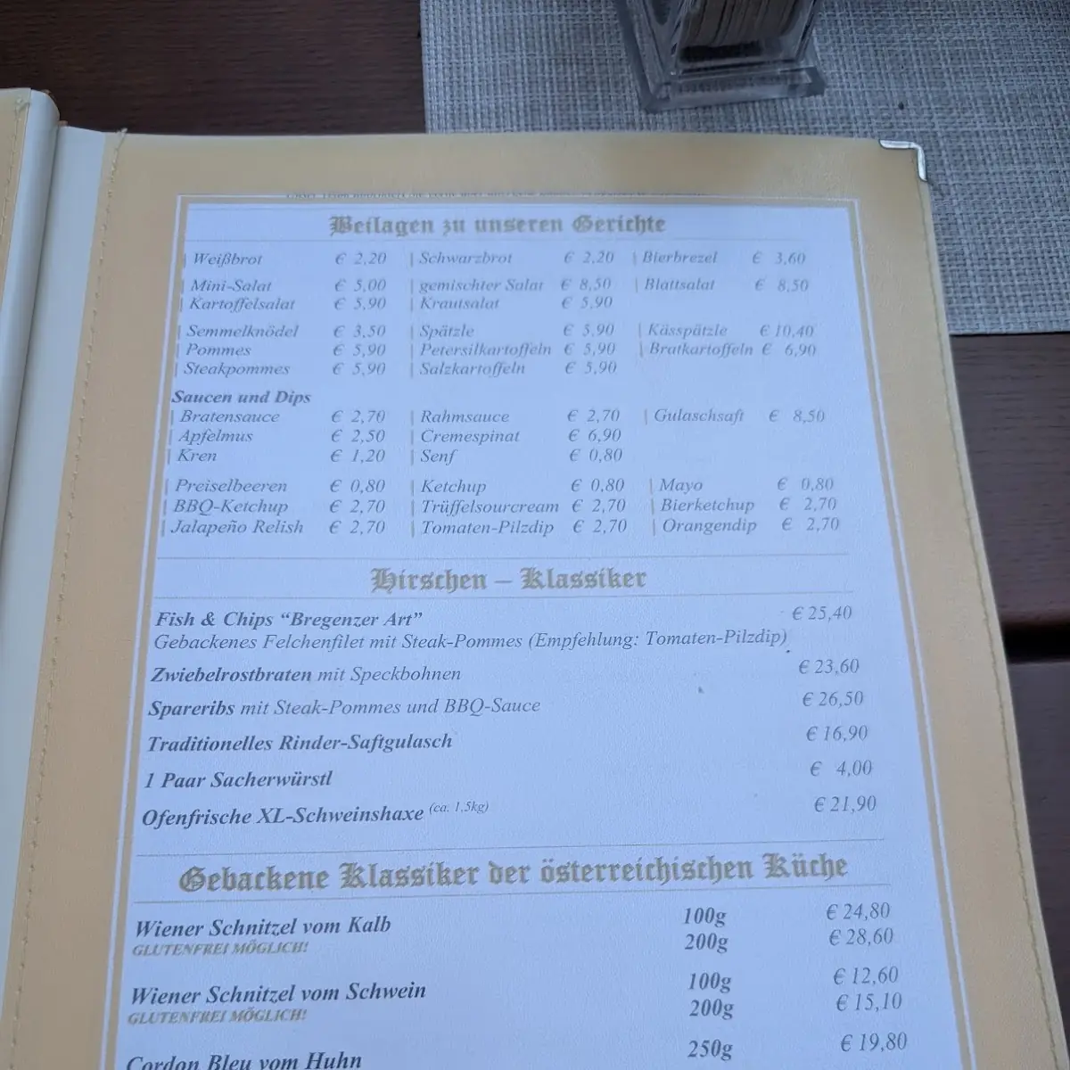 Speisekarte photo 3