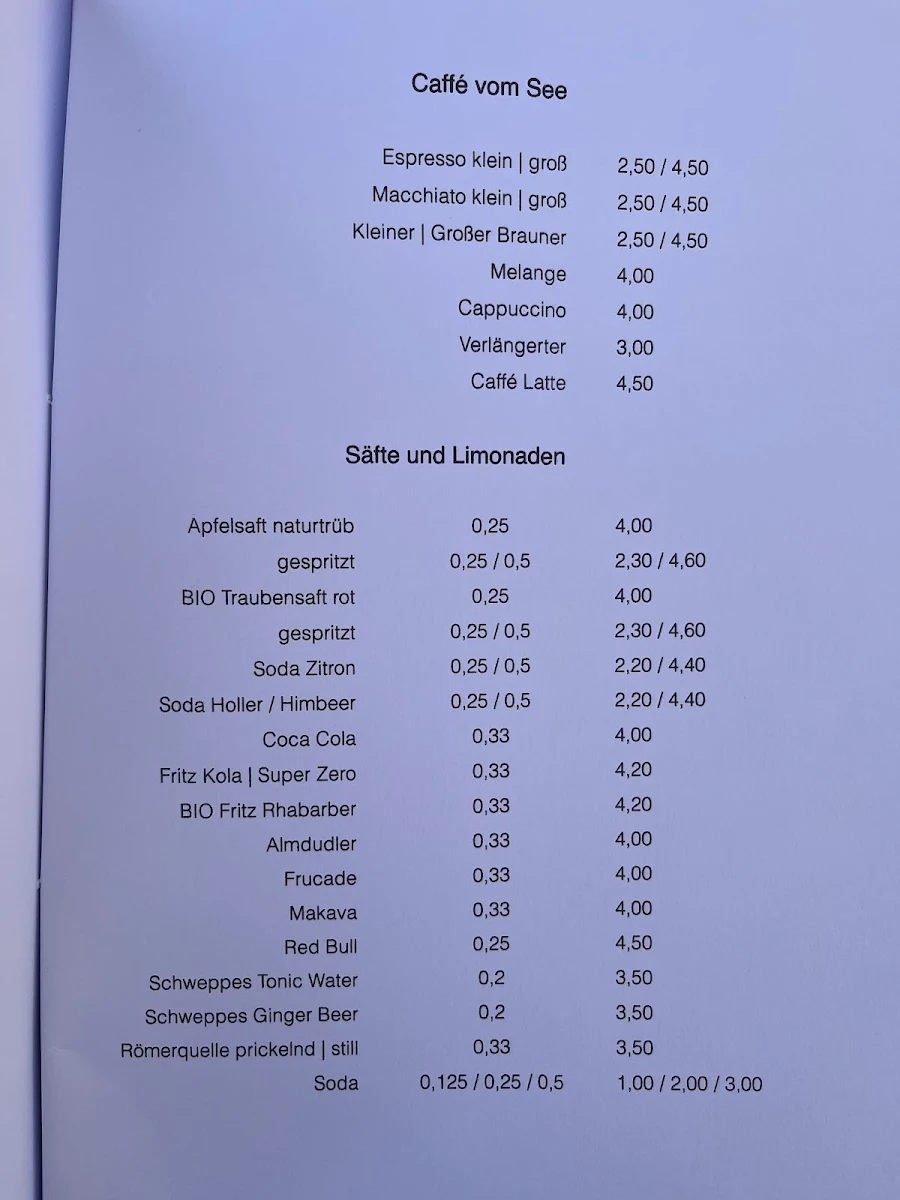 Speisekarte photo 3