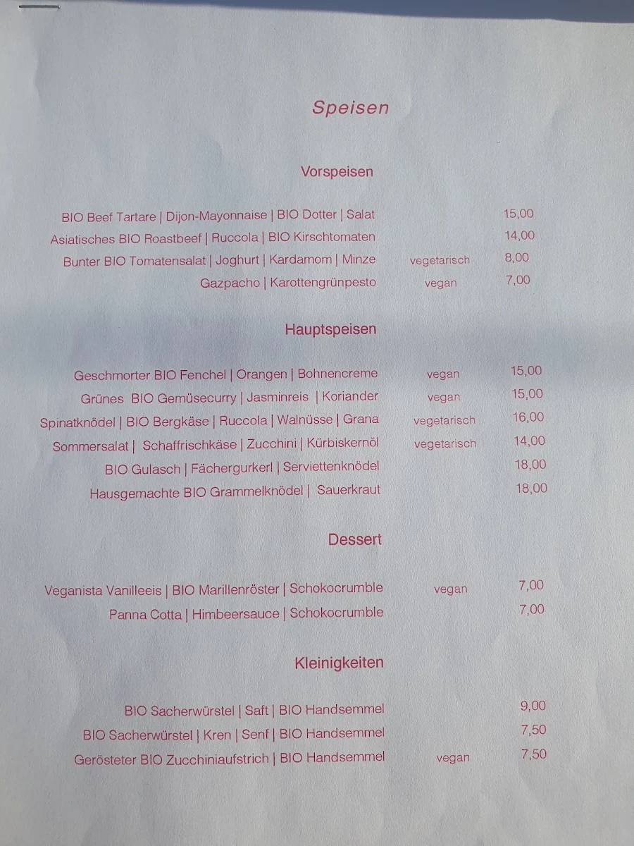 Speisekarte photo 4