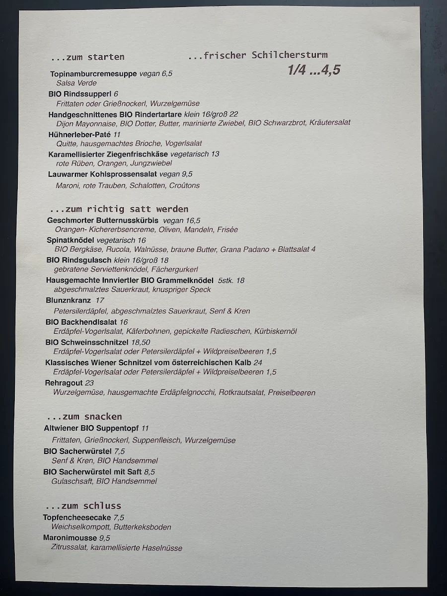 Speisekarte photo 5