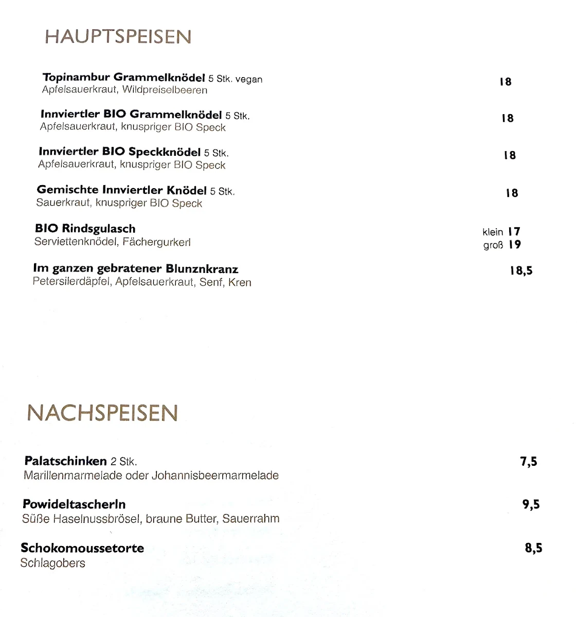 Speisekarte photo 7