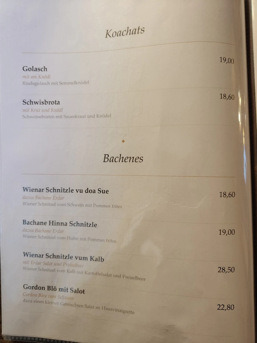 Speisekarte photo 1