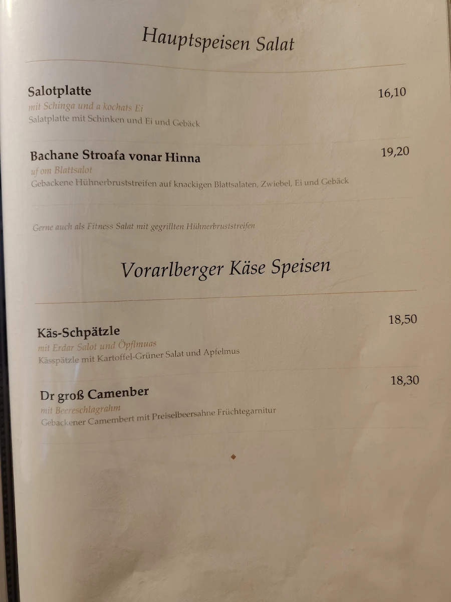 Speisekarte photo 3