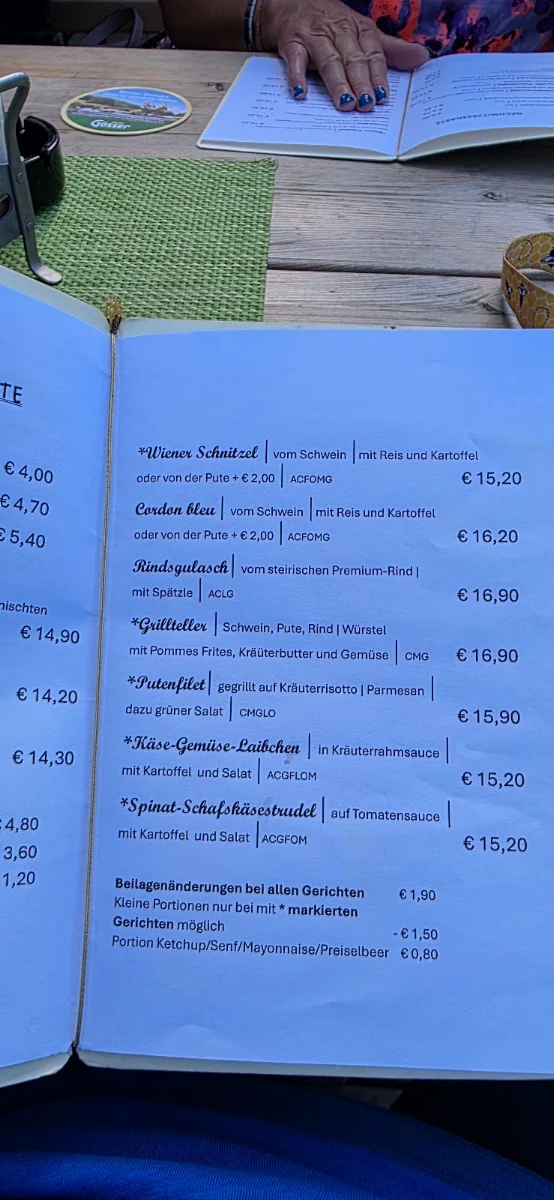 Speisekarte photo 1