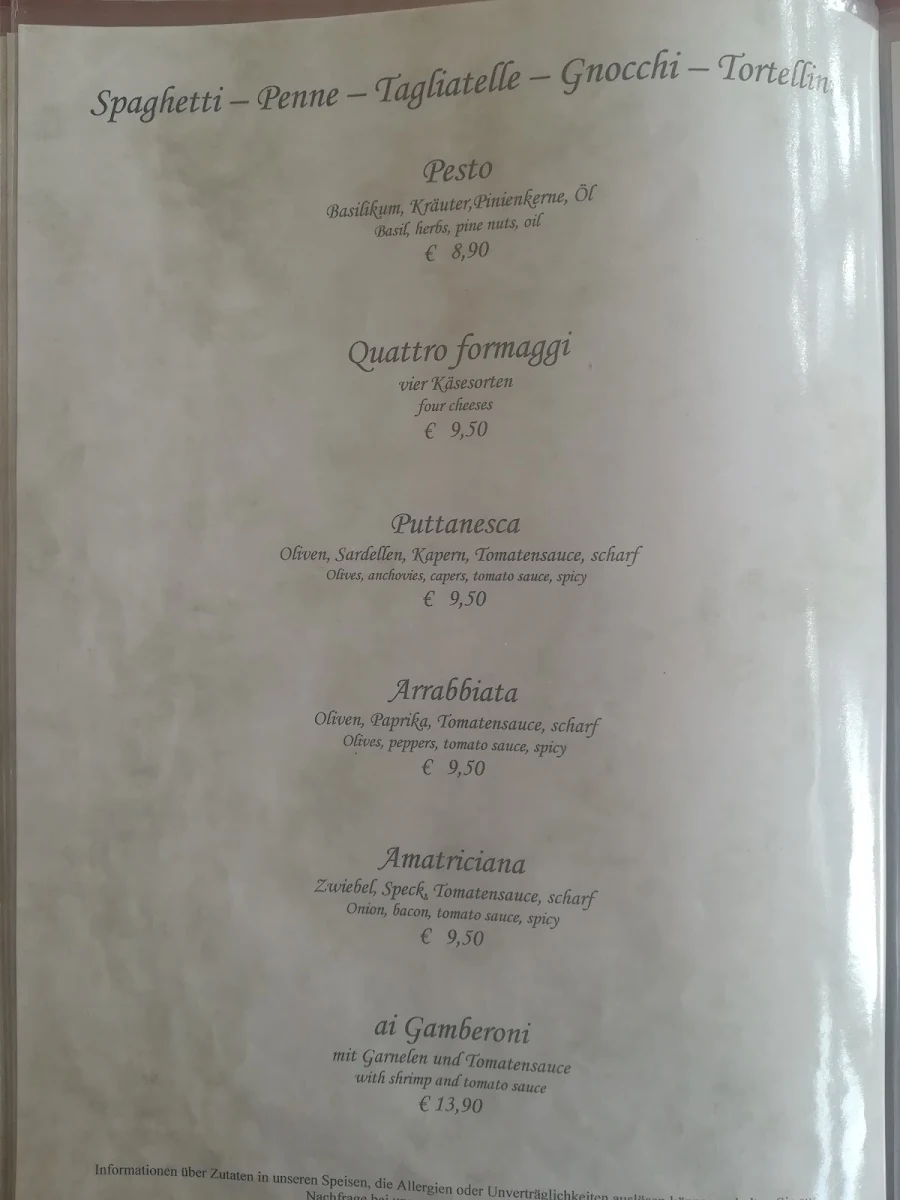 Speisekarte photo 5