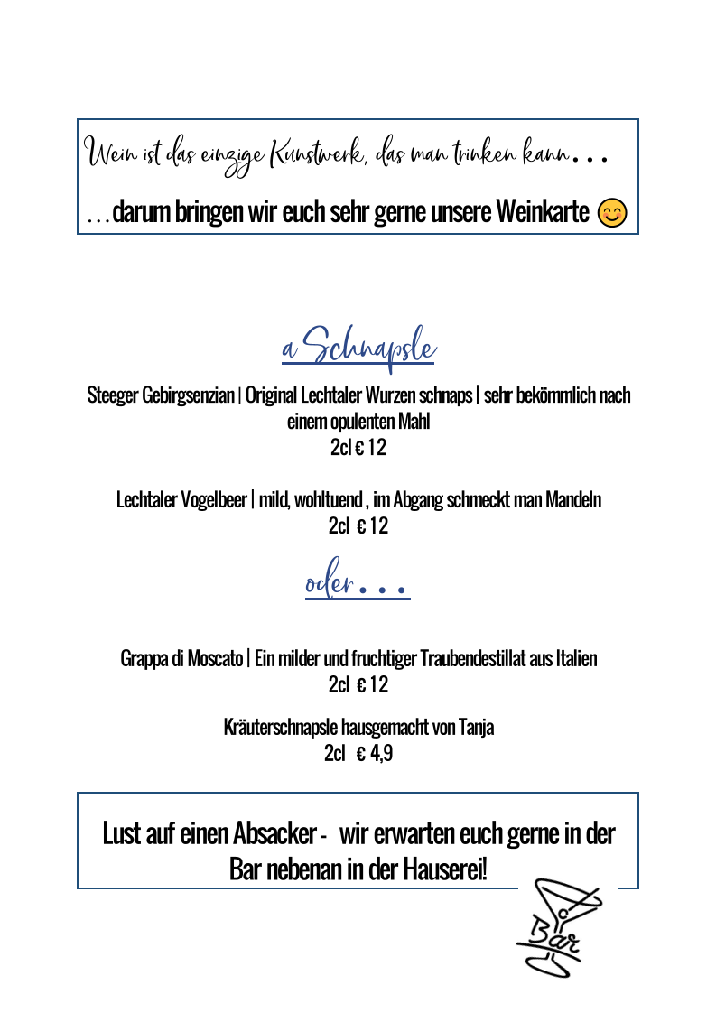 Speisekarte photo 4