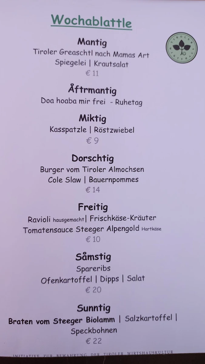 Speisekarte photo 6