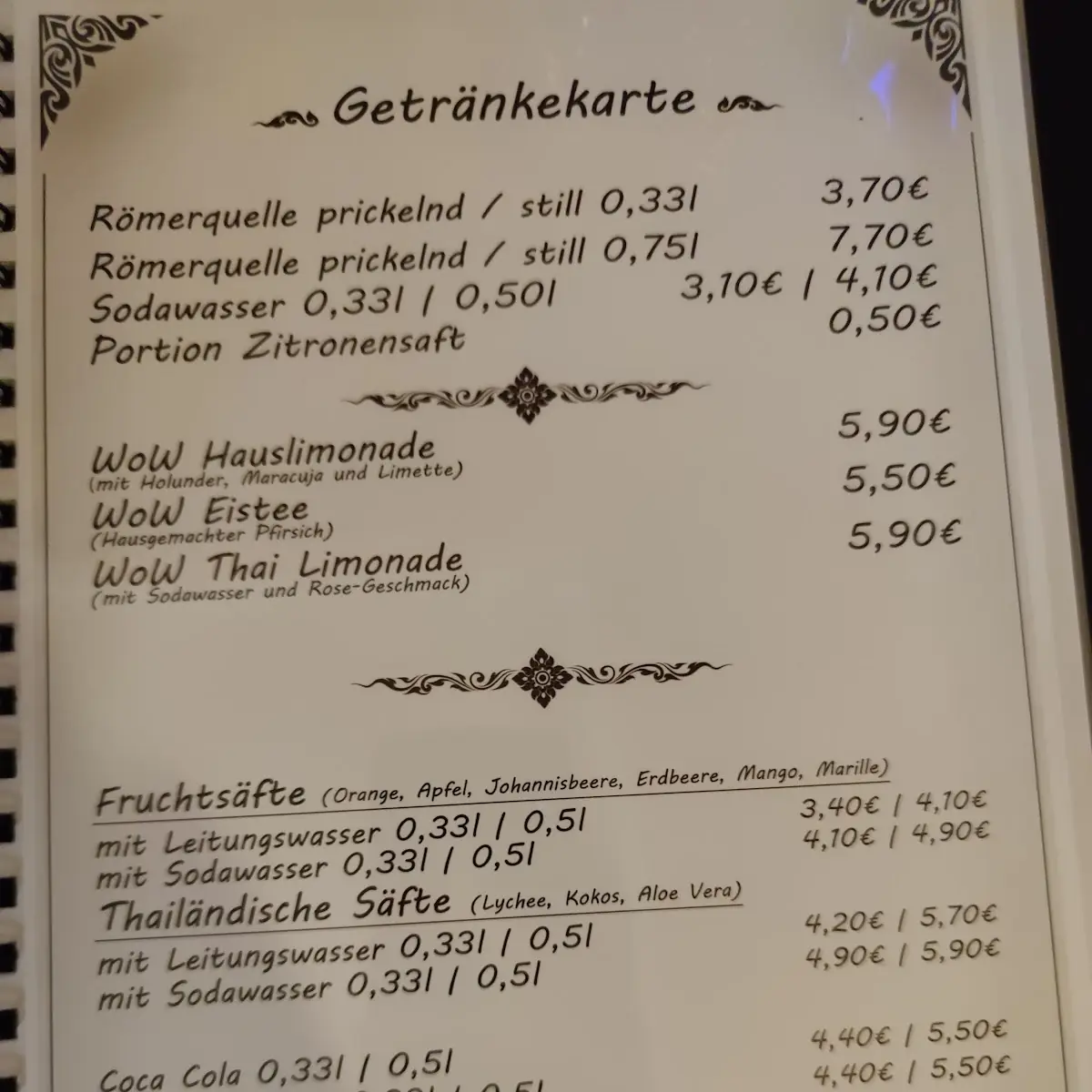 Speisekarte photo 7