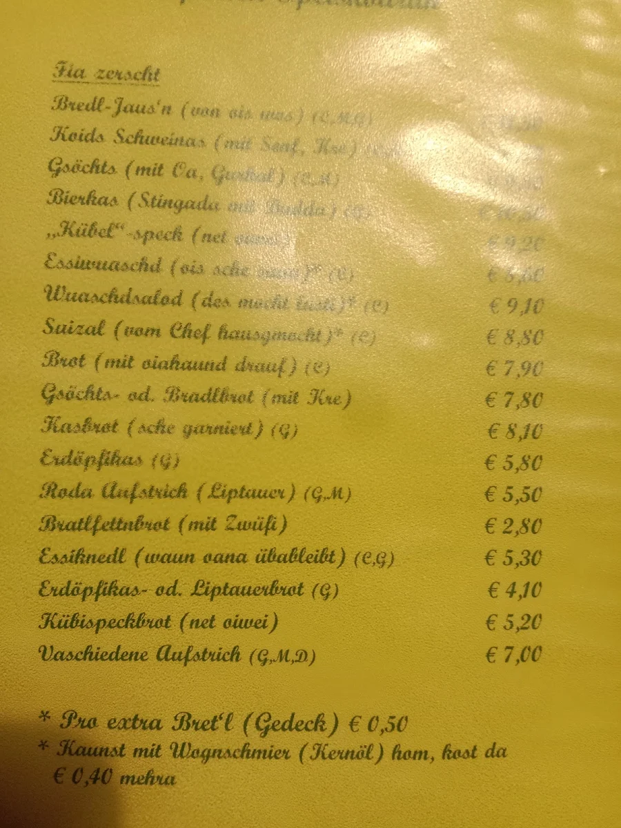 Speisekarte photo 1