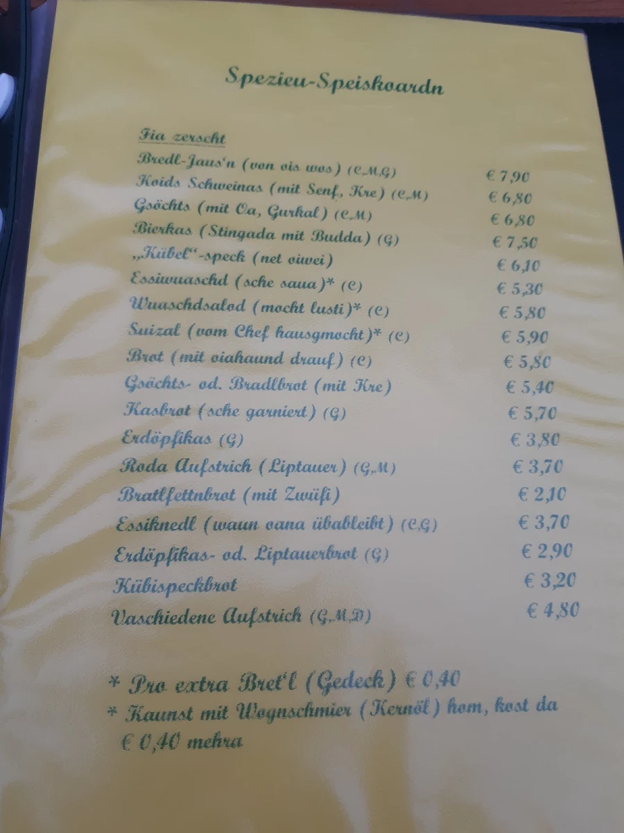 Speisekarte photo 3