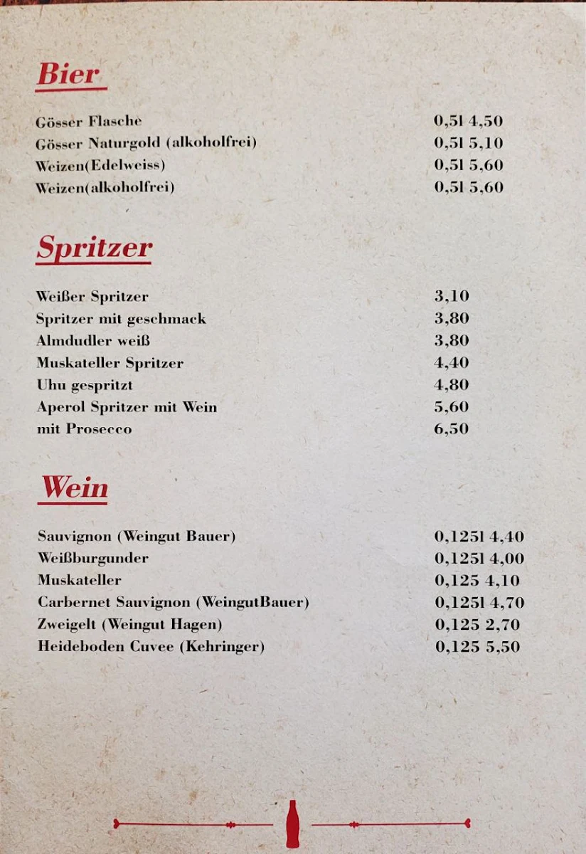 Speisekarte photo 1