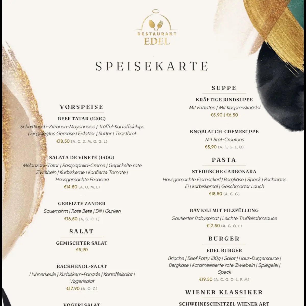 Speisekarte photo 1