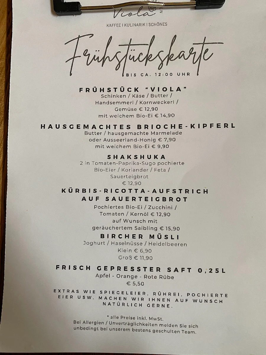 Speisekarte photo 1