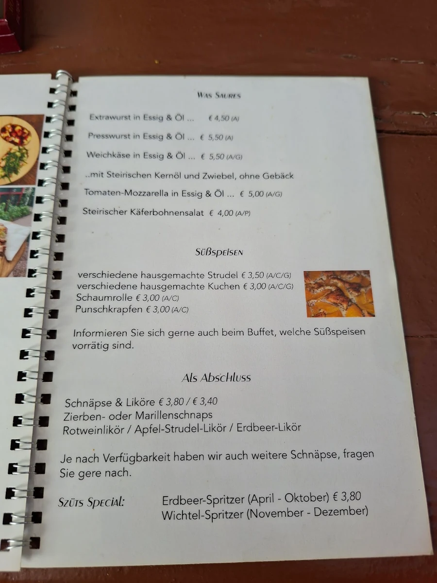 Speisekarte photo 1