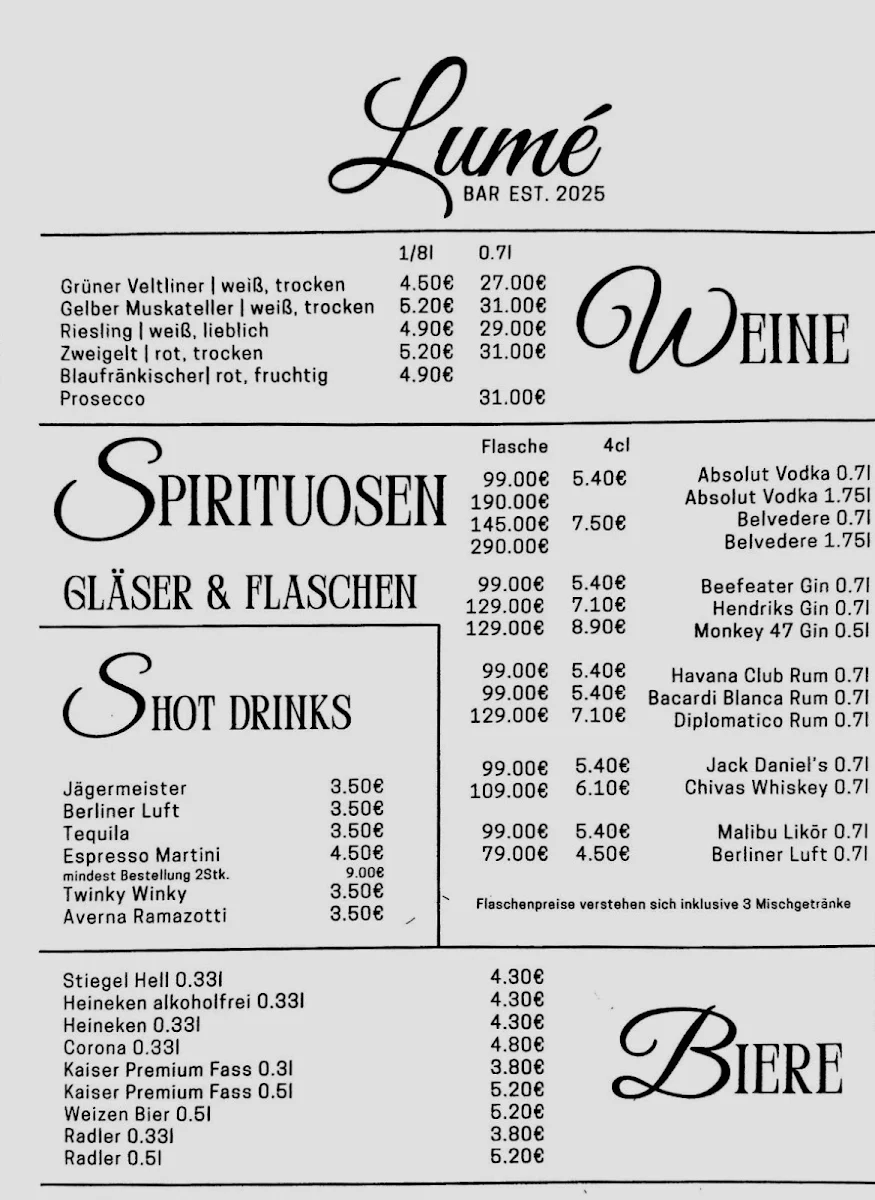 Speisekarte photo 2