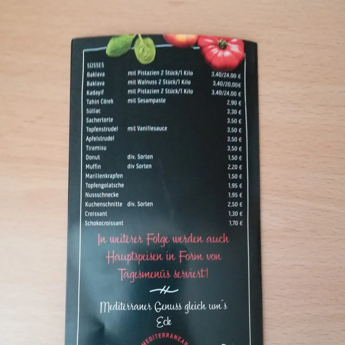 Speisekarte photo 3
