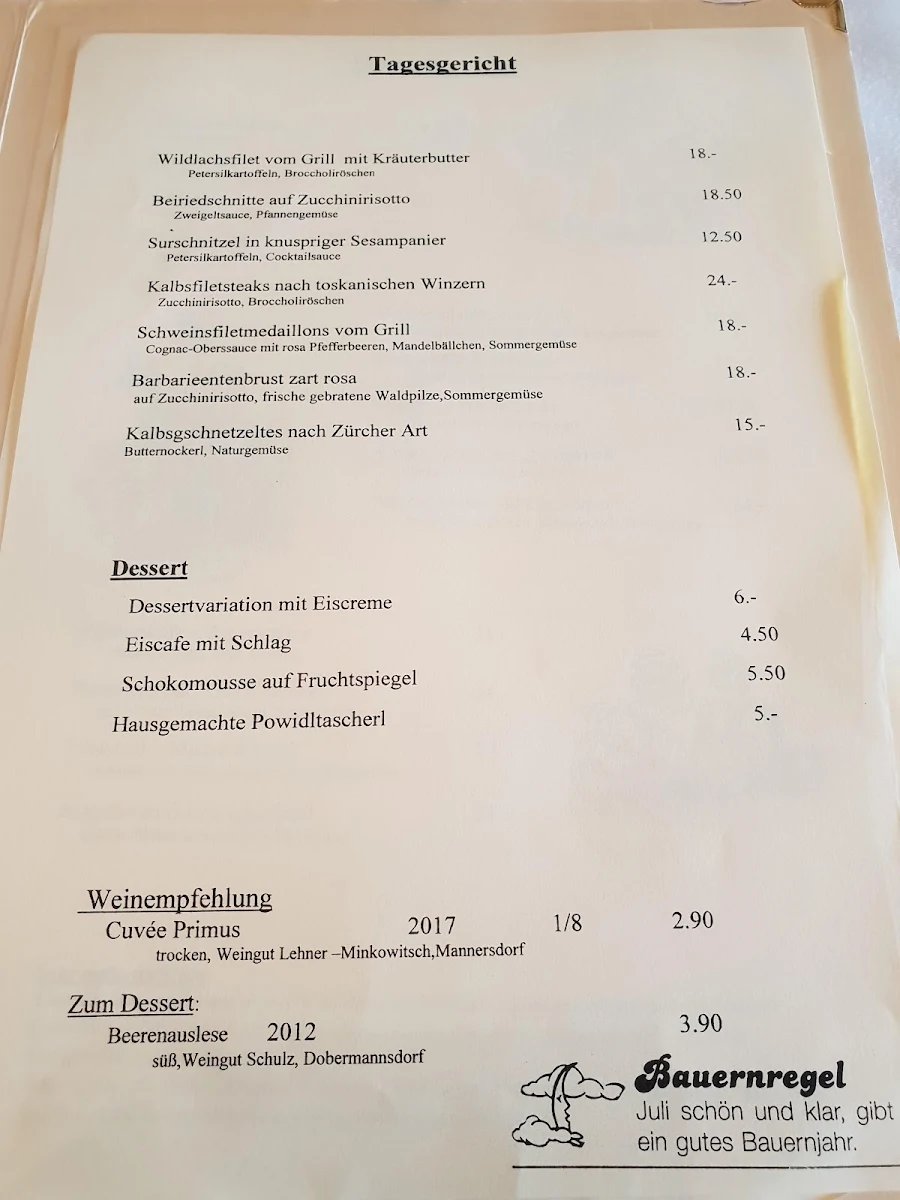 Speisekarte photo 6