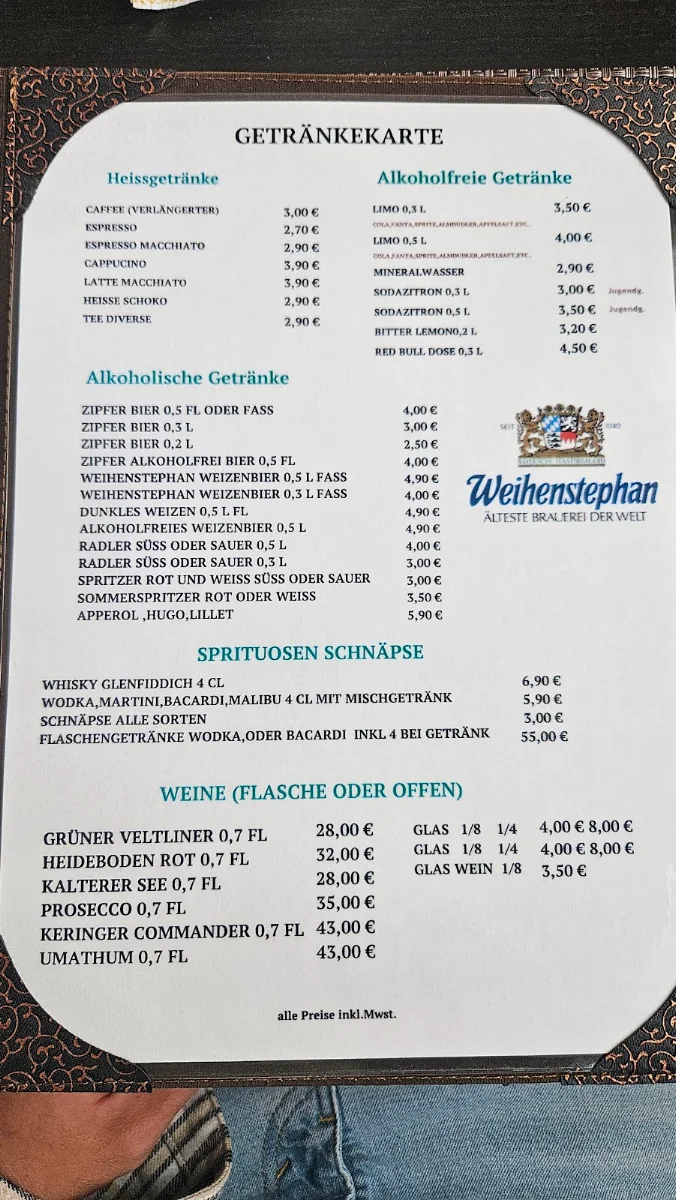 Speisekarte photo 1