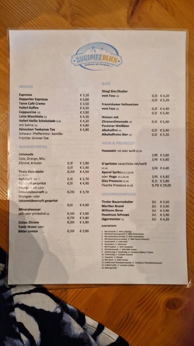 Speisekarte photo 4