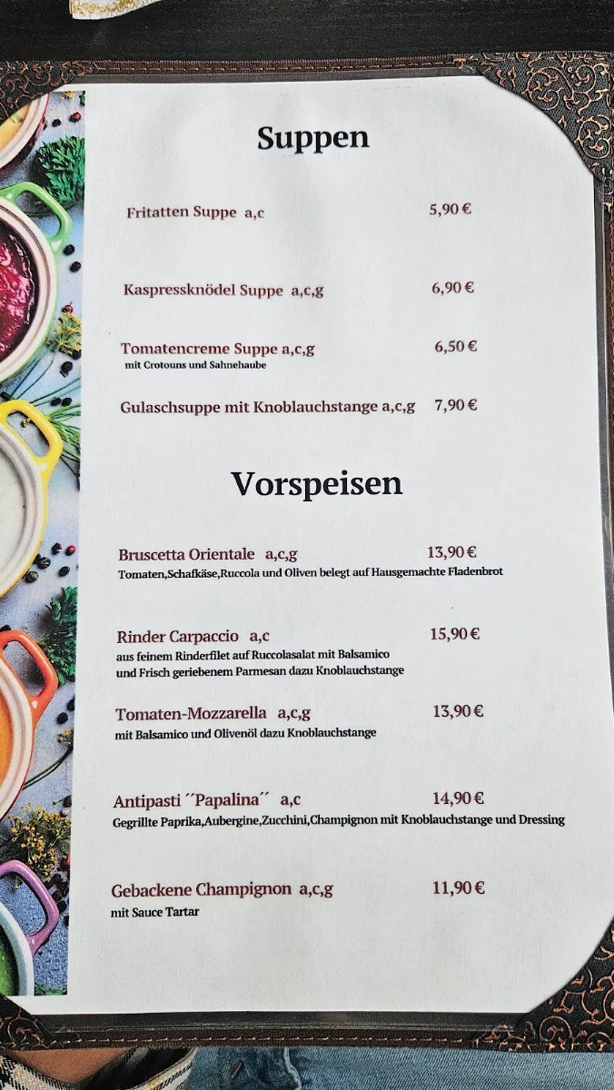 Speisekarte photo 6