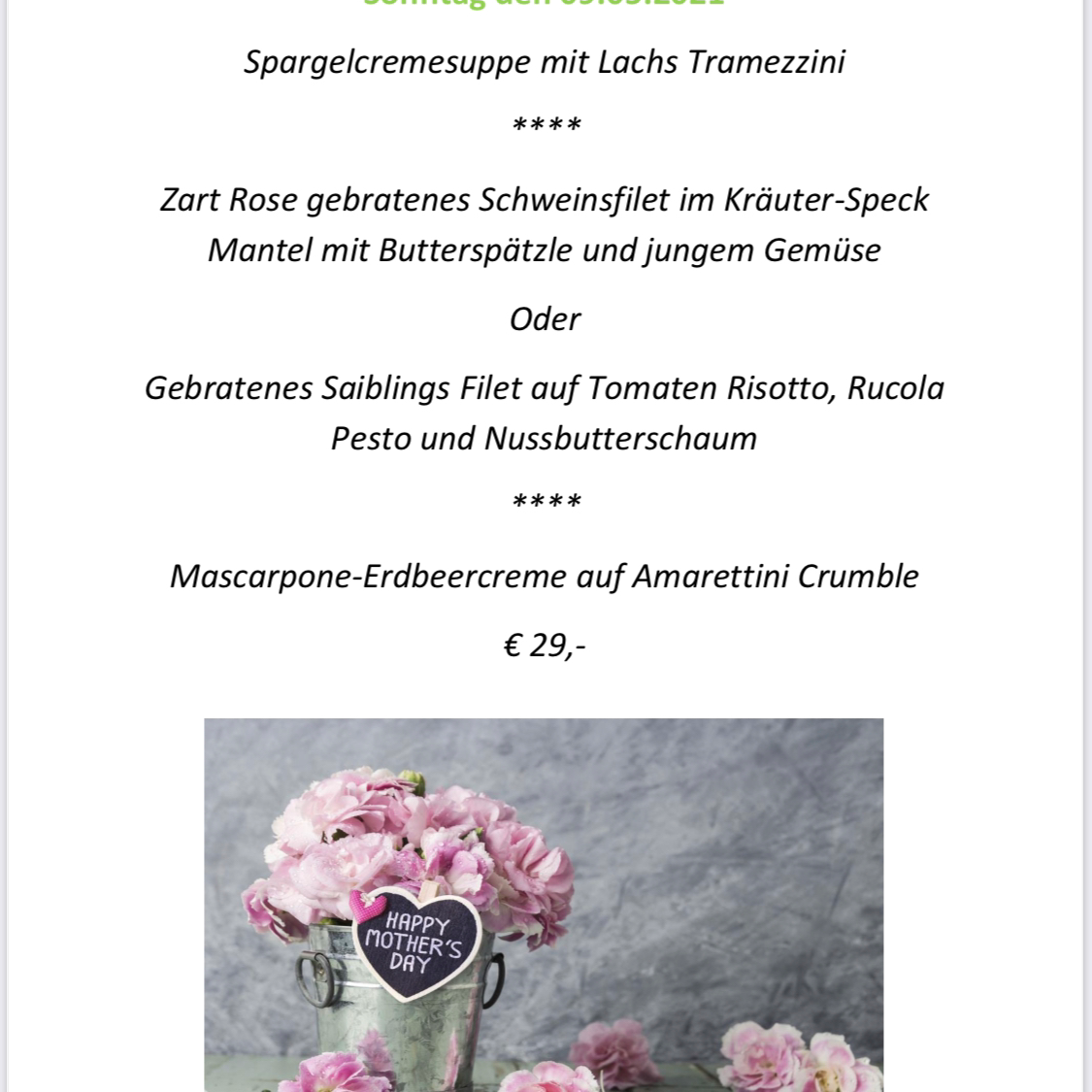 Speisekarte photo 2