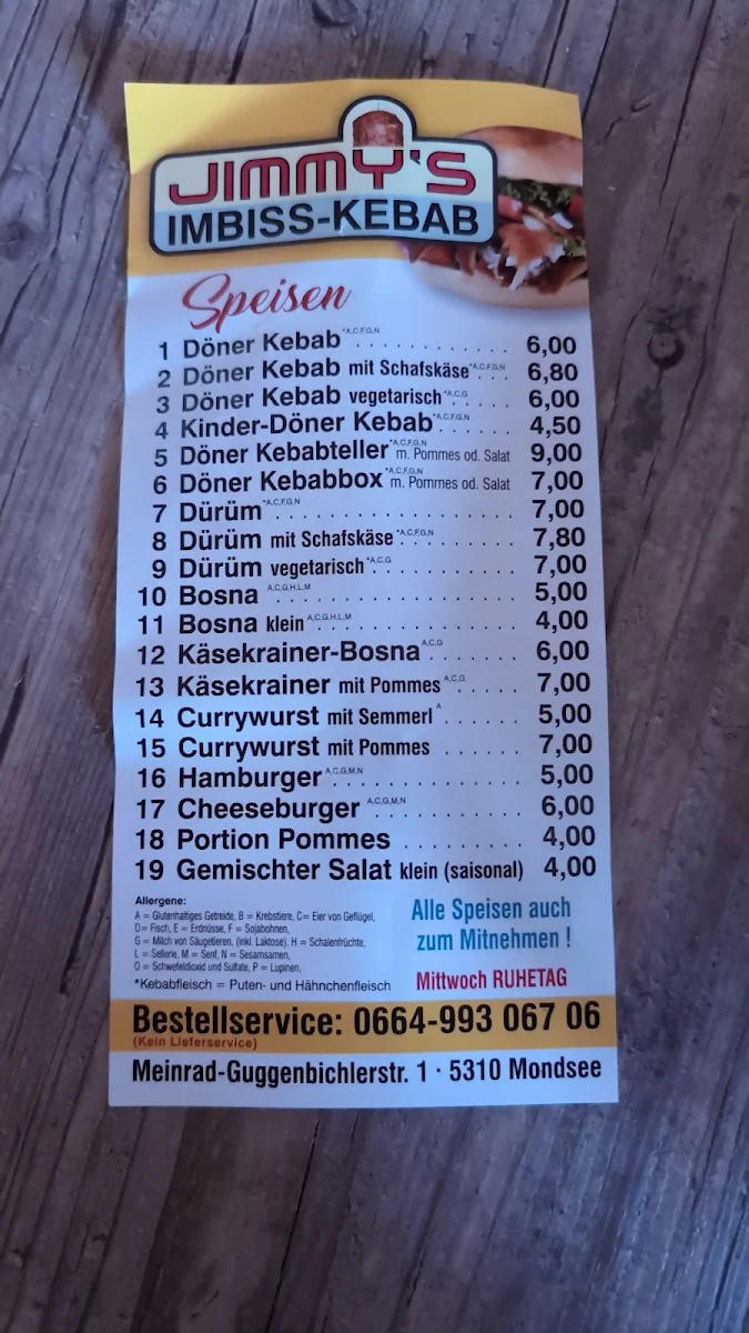 Speisekarte photo 2