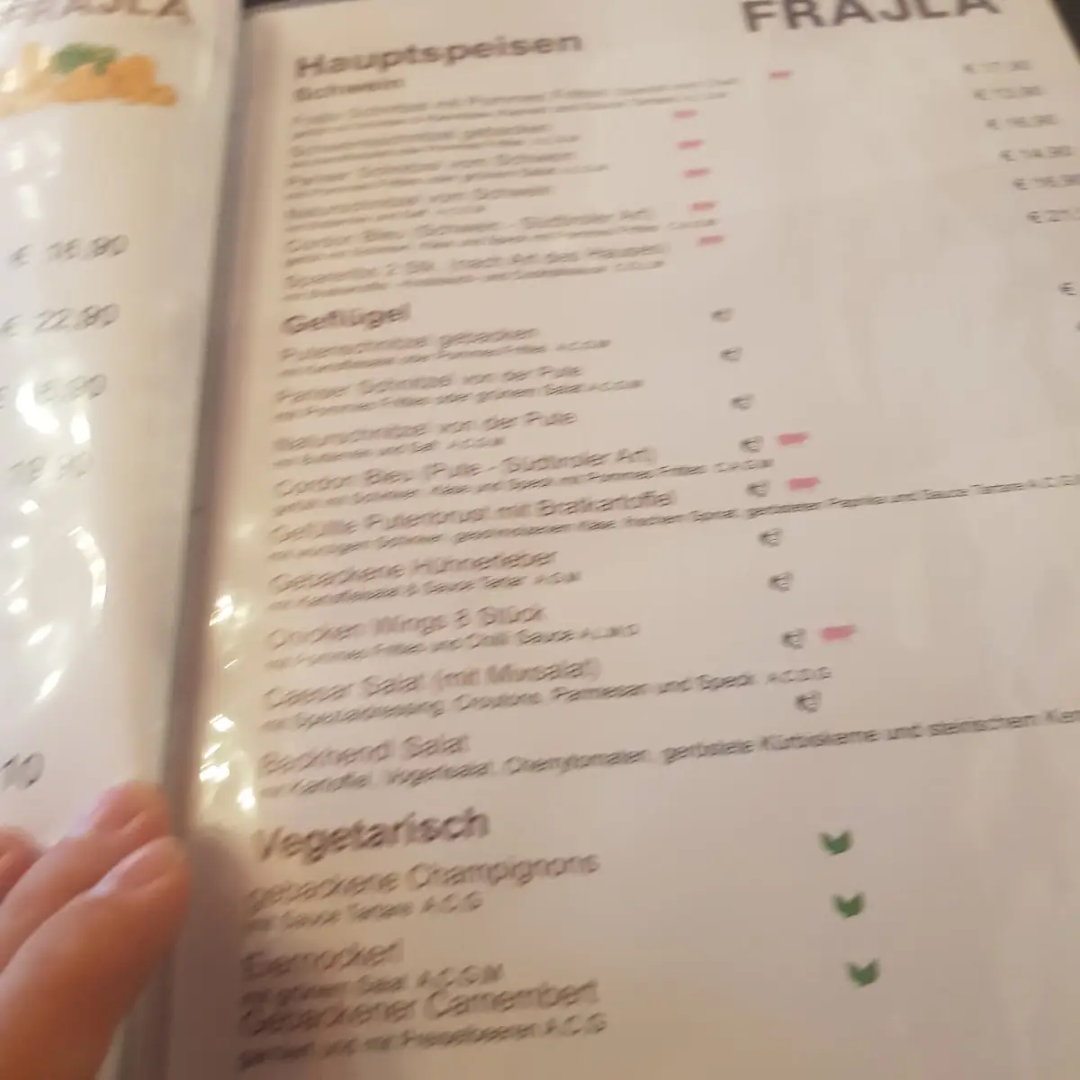 Speisekarte photo 1