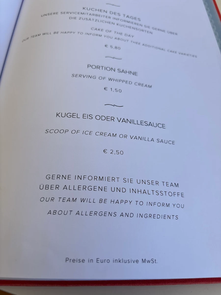 Speisekarte photo 2