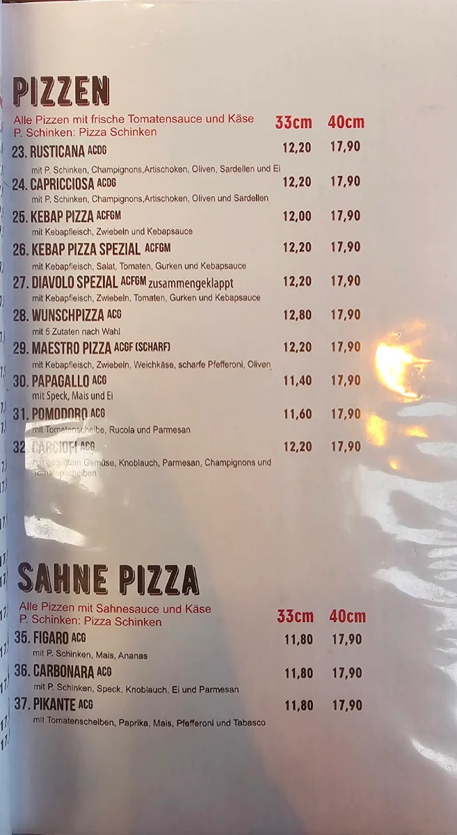 Speisekarte photo 2