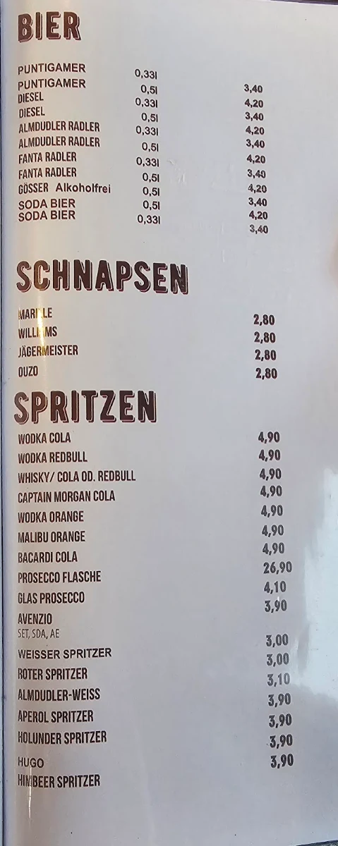 Speisekarte photo 5