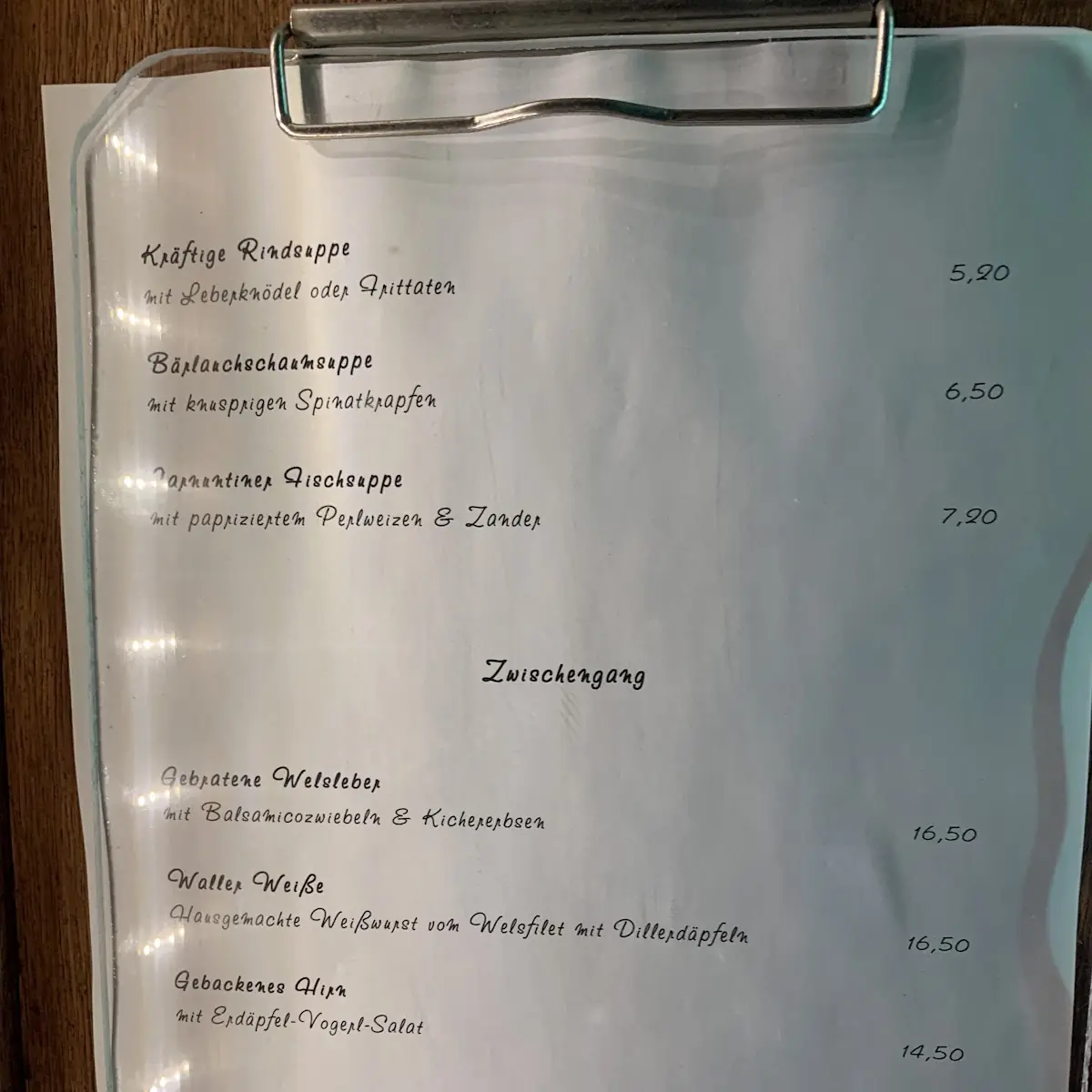 Speisekarte photo 2