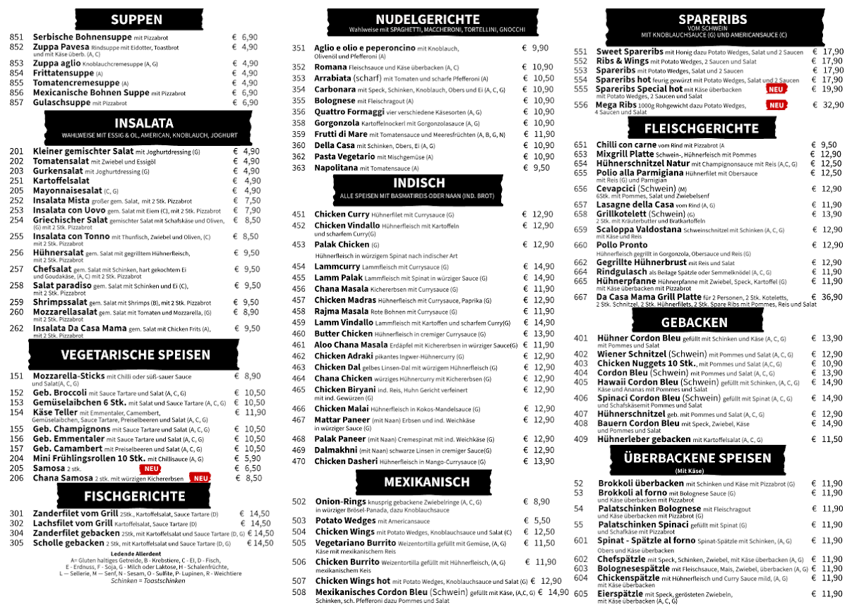 Speisekarte photo 1