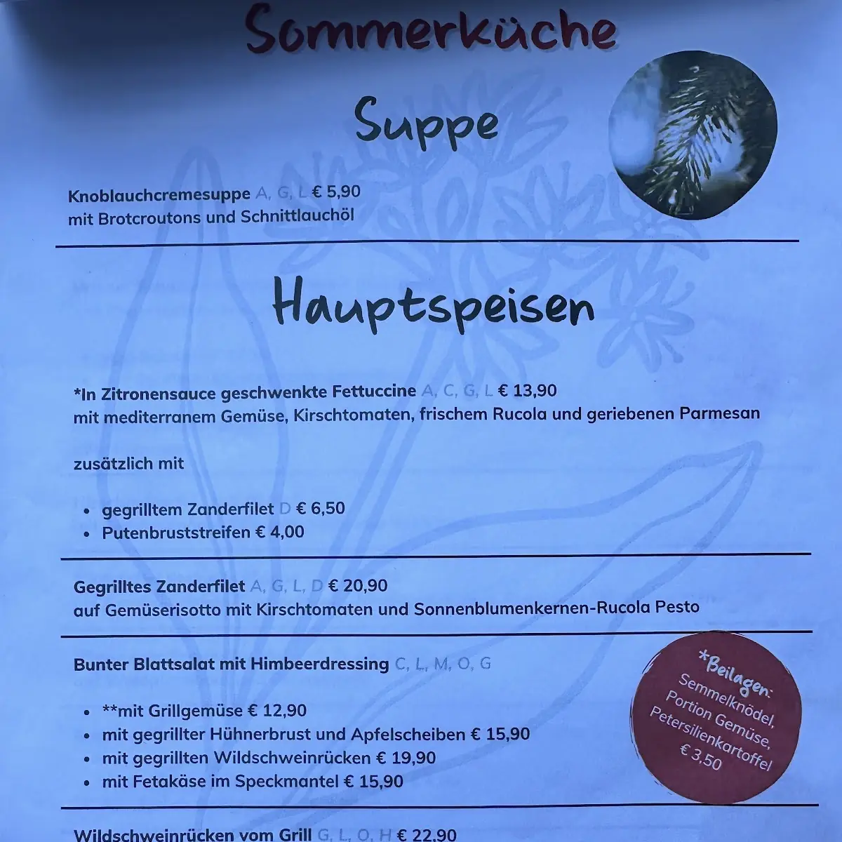 Speisekarte photo 3