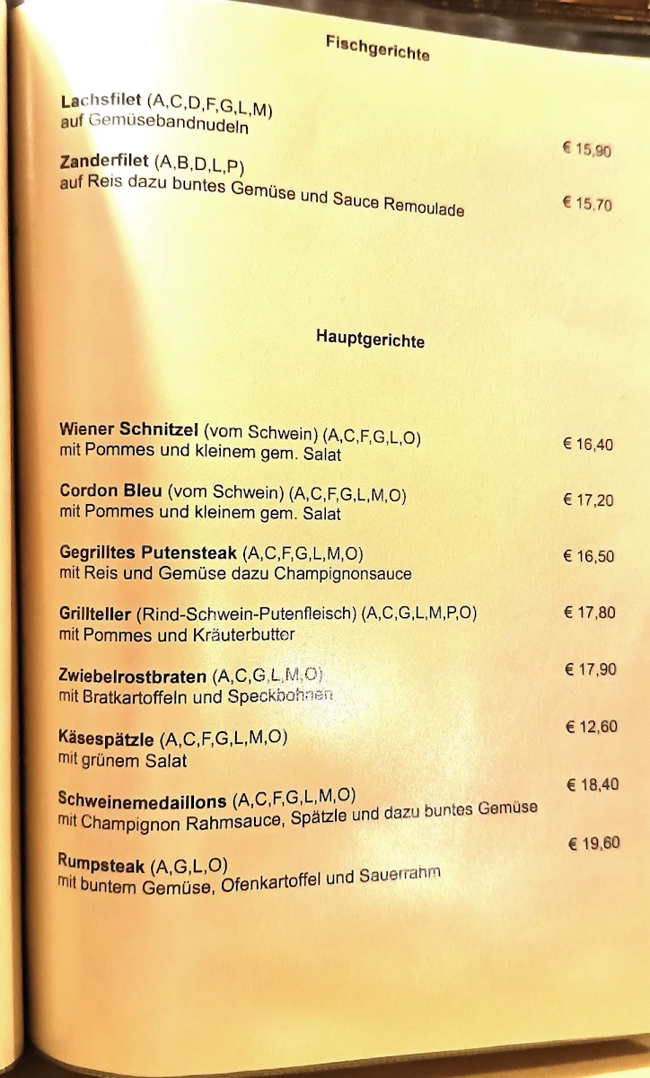 Speisekarte photo 2